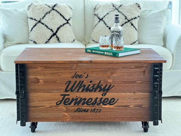 Couchtisch Truhe XL Whisky Uncle Joes