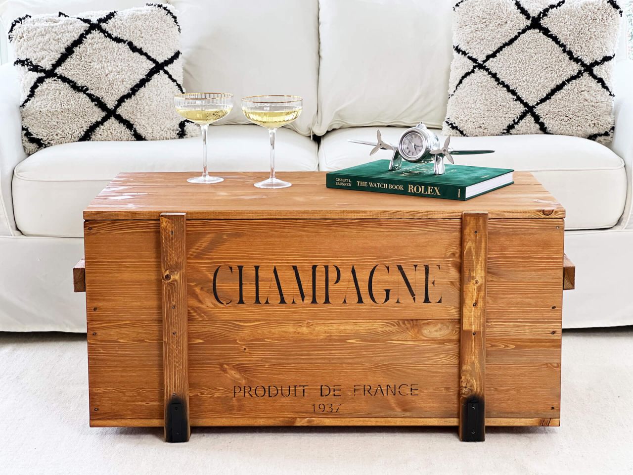 Truhe Frachtkiste „Champagne“